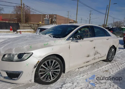 2017 Lincoln Mkz Select из США, поврежденный, VIN 3LN6L5D93HR606682